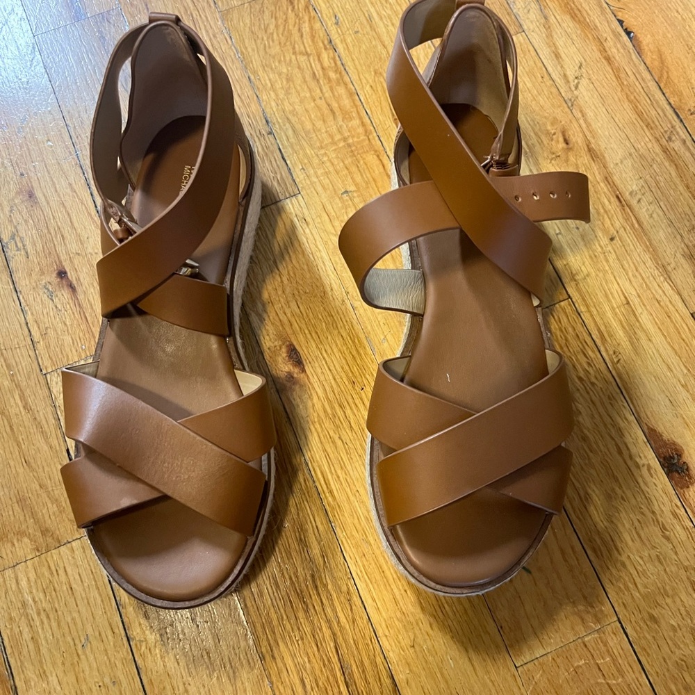 MICHAEL Michael Kors Tan Strappy Sandals